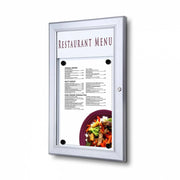 Bacheca per esterni porta Menu personalizzabile - 1 x A4 LED