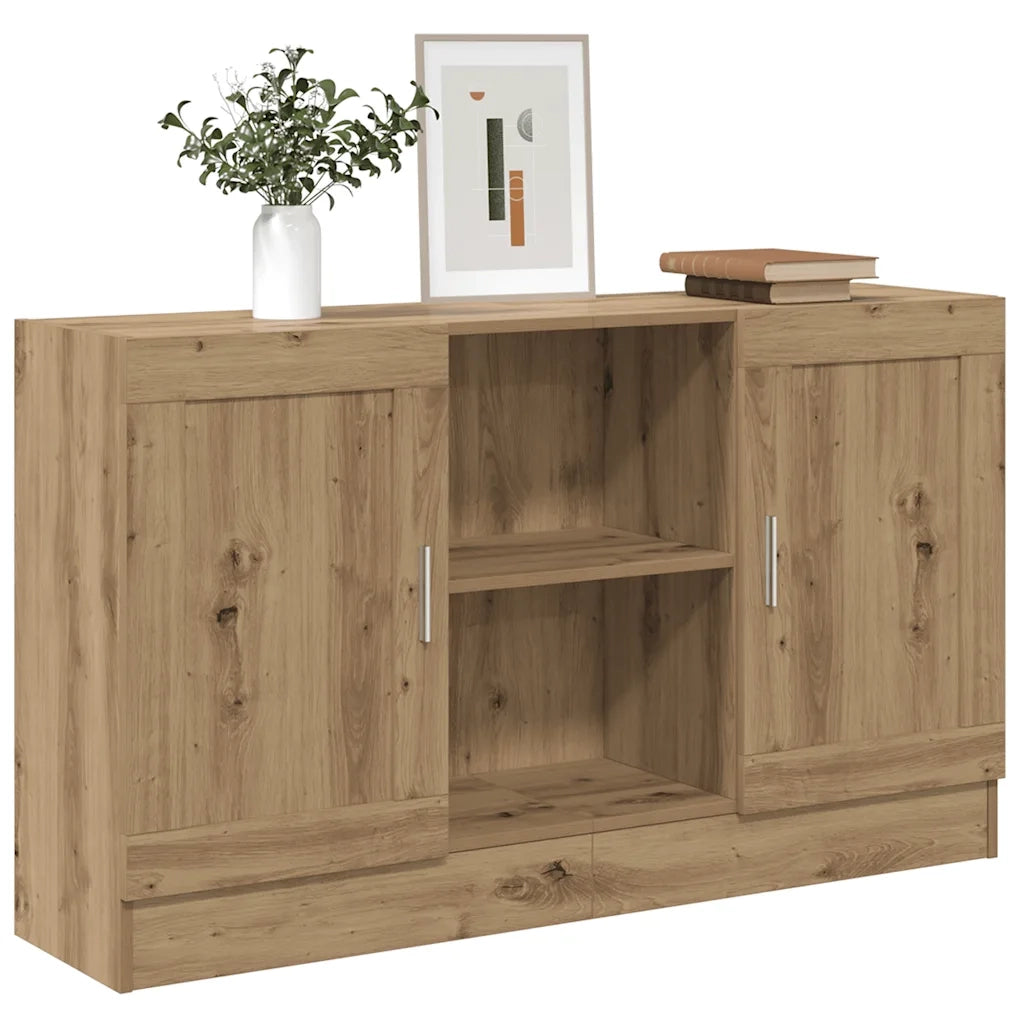 Credenza-Buffet-Armadio da cucina Rovere Artigianale 120x30,5x70 cm in Truciolato 383196