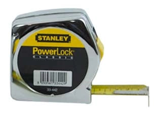 FLESSOMETRO POWERLOCK  mt.10 nastro mm.25h. (133442)    STANLEY