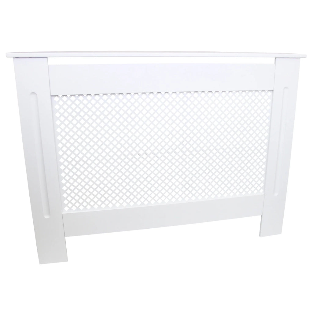 Copritermosifone Copertura Termosifoni e Caloriferi in MDF Bianco 1115mm