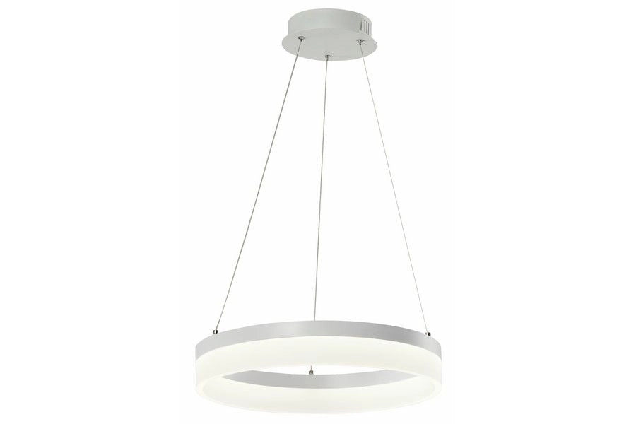 Lampada a sospensione bianca anello Ø40 LED 24W Reality