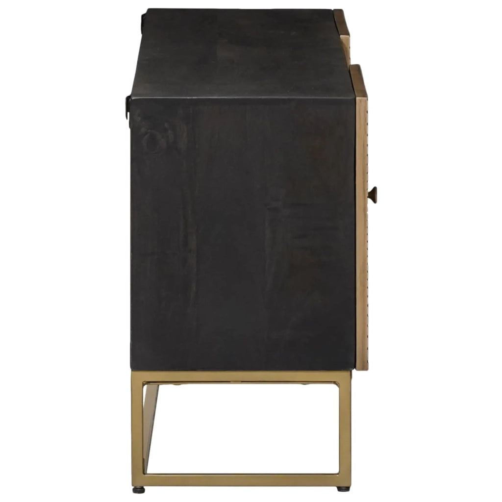 Mobile TV con cassetto con lo scaffale-Credenza per TV Ottone 105 x 30 x 50 cm