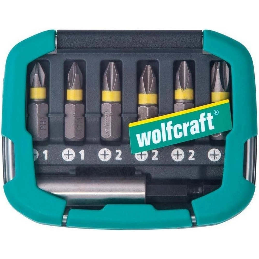 Bit-Box 6 Inserti Torx T 10–25 e Portainserto Wolfcraft