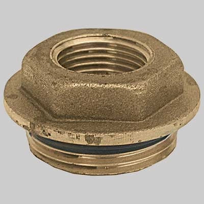 TAPPO MASCHIO CON FORO FILETTATO E ORING  3/4 x 1/2     MADE IN ITALY