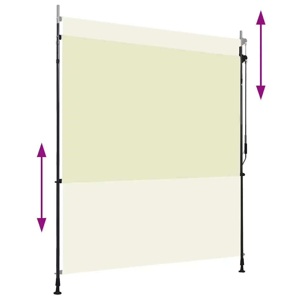 Tenda a Rullo per Esterni 200x270 cm Crema cod mxl 52289