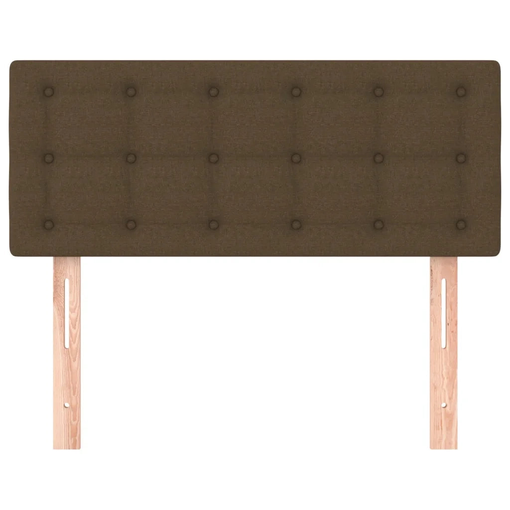 Testiera | Testata Marrone Scuro 100x5x78/88 cm in Tessuto
