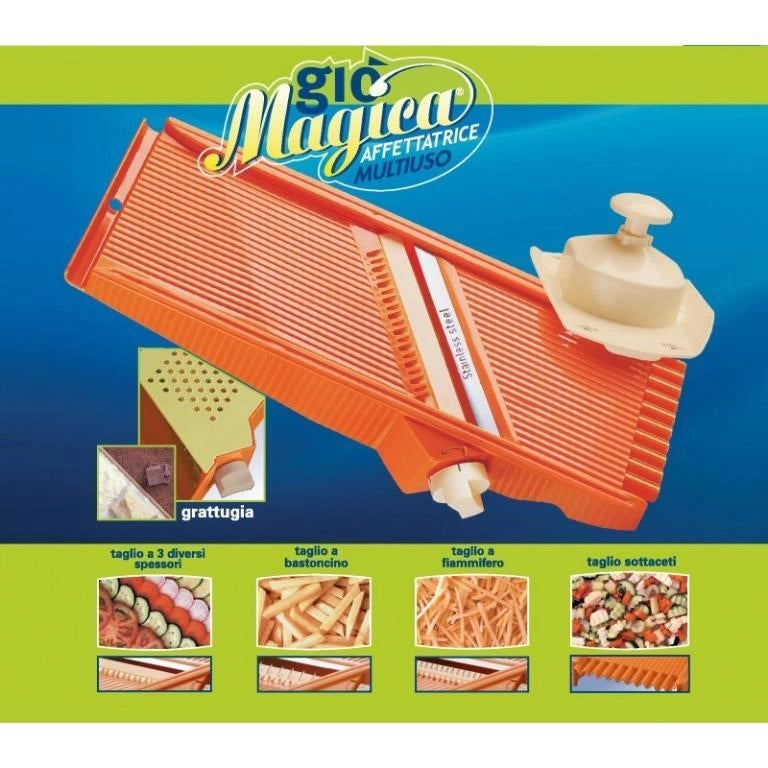 Grattugia Affettaverdure Manuale Magica Multiuso Regolabile Gio'Casa