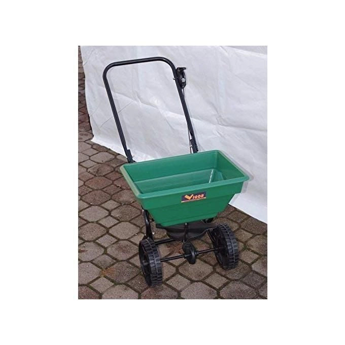 Vigor V-CS-16 Carriola Spandisale Sementi Vasca Polipropilene 16 L Struttura Metallica Spandimento Regolabile