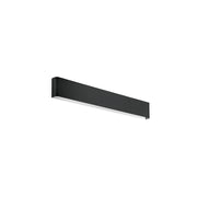 Applique Moderna Delta Metallo Nero Led 19,5W 3000K Luce Calda