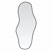 Specchio da Parete | Specchio decorativo Nero 90x40 cm