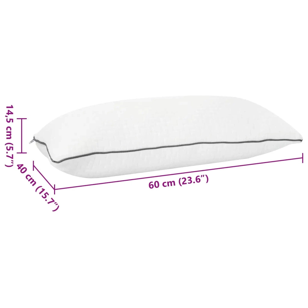 Cuscino Shread Bianco 60 x 40 x 14,5 cm Schiuma Memory 42020221