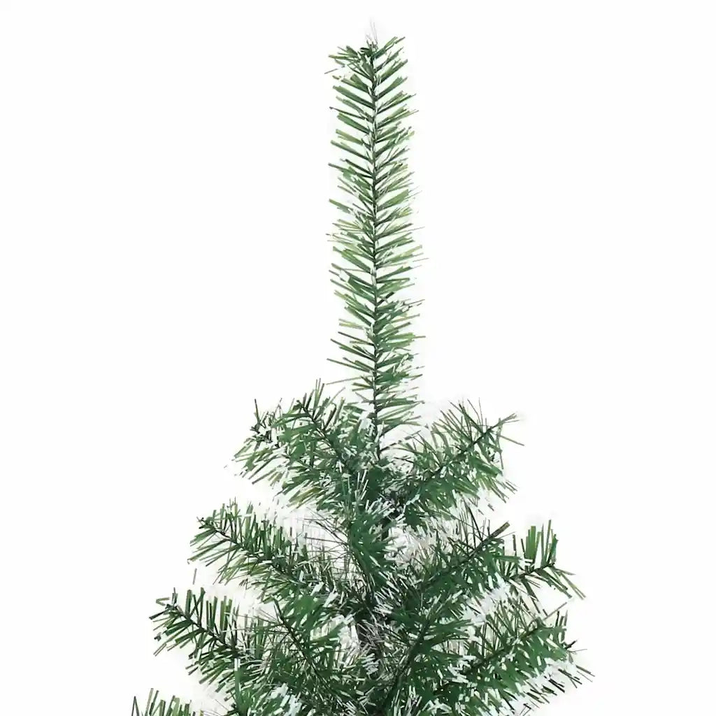 Albero di Natale Artificiale Imbiancato con Luci LED 210 cm 3396830