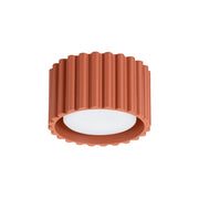 Lampada da soffitto AURA 1 rosso ocra Gx53