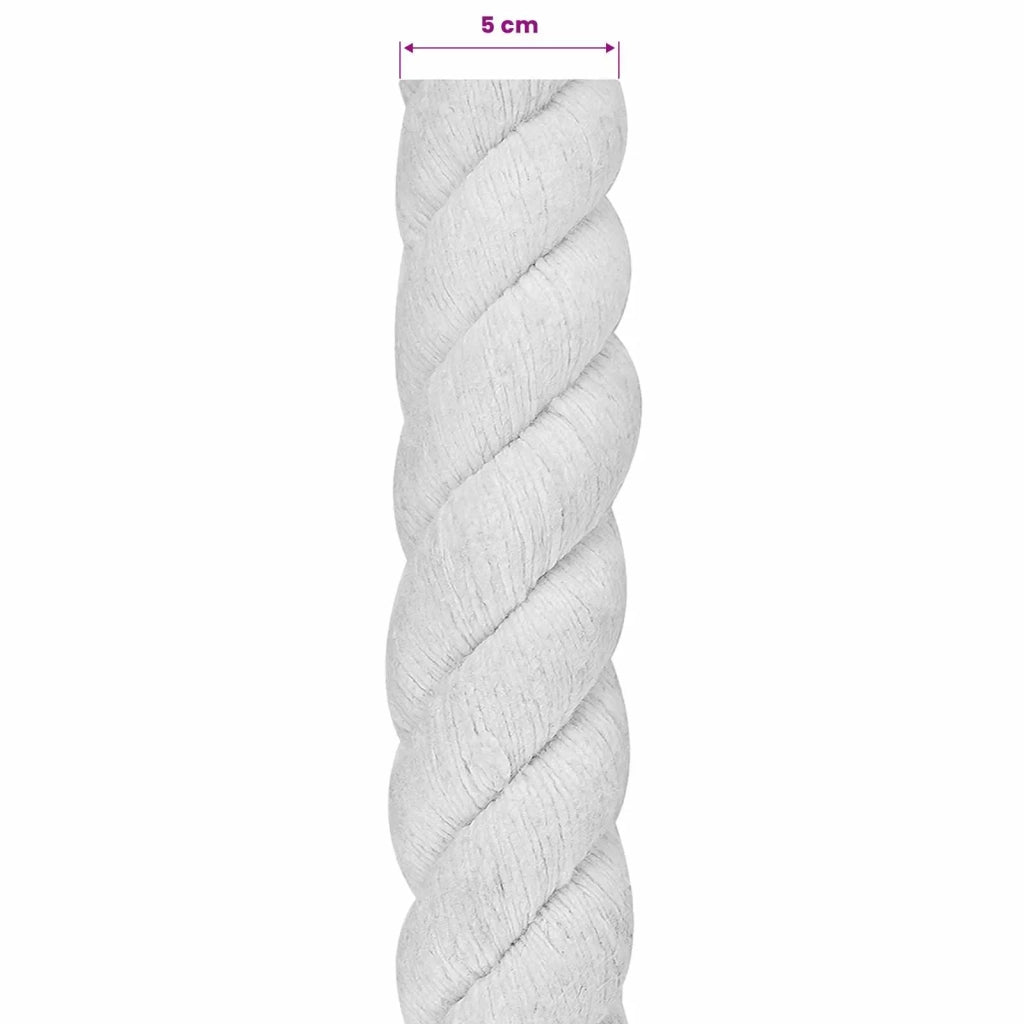 Corda Bianco 5 x 5 x 500 cm Cotone 42011887