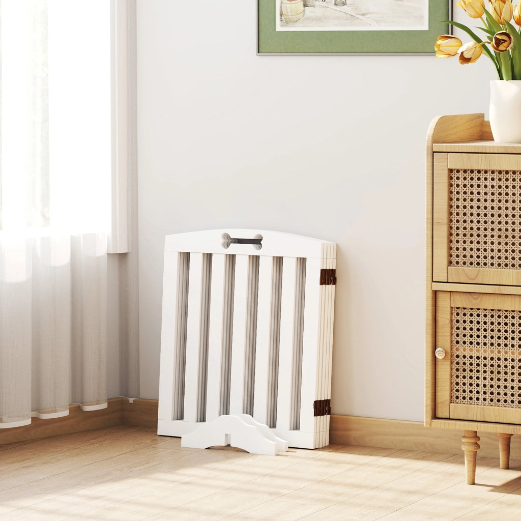 Cancello per Cani ¨C zephmum ¨C Bianco 258x30x61 cm