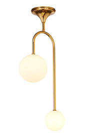 Lampada a sospensione moderna oro 2xG9 SELEN Jupiter