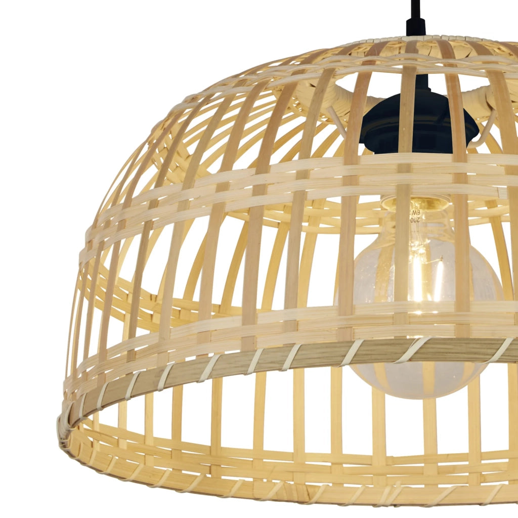 Sospensione Nordica Bali Policarbonato Nero 1 Luce E27