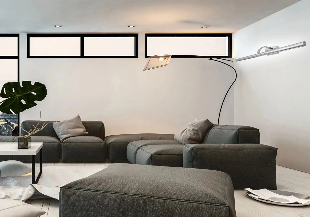 Lampada Da Parete Da Bagno Led Sopra Specchio 9w 70cm APP366-1W Cromo
