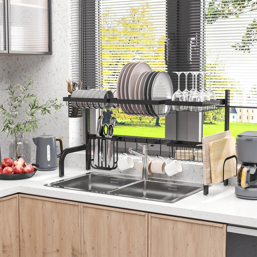 Scolapiatti estensibile ¨C Xylo ¨C 51-93 cm nero