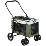 Carrello per Cani Pieghevole ¨C Minimal ¨C 81x58x97,5 cm Nero