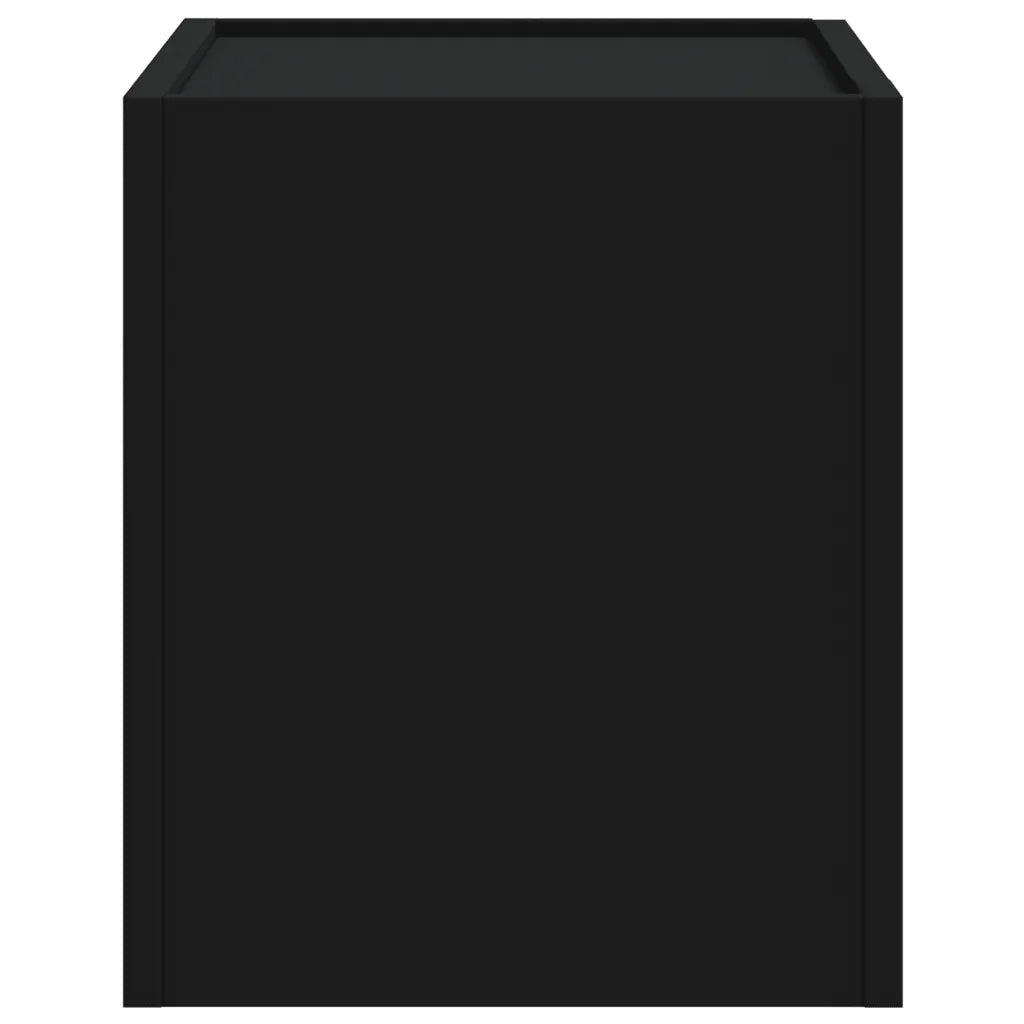 Comodini a Muro 2 pz Nero 45x30x35 cm 848328