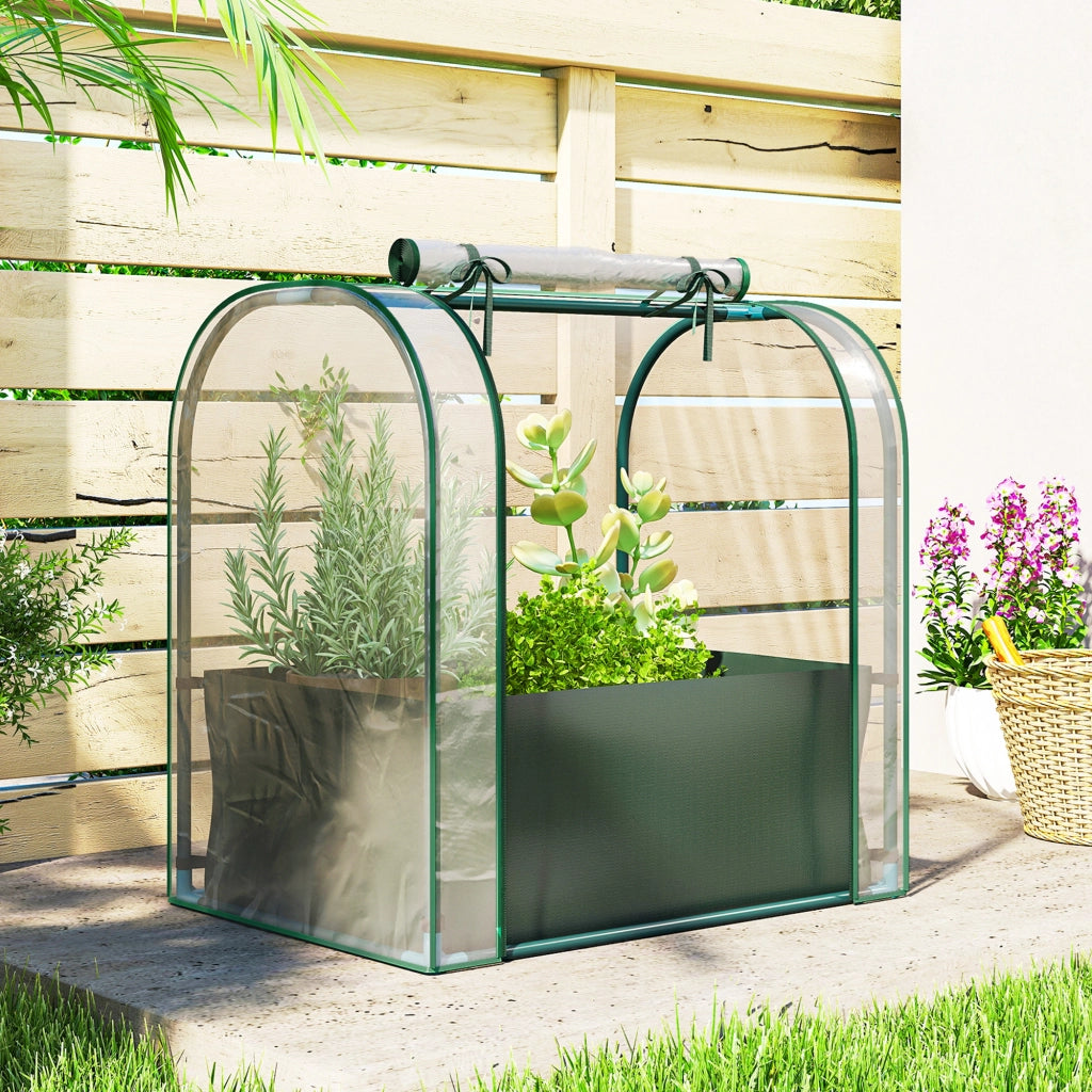 Mini Serra Portatile con Borsa per Piante ¨C Xylo ¨C 68x50x70 cm Verde