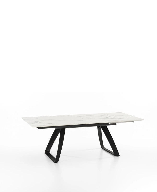 Barret - Tavolo Allungabile (170/270 x 90 cm) in HPL su MDF Nero
