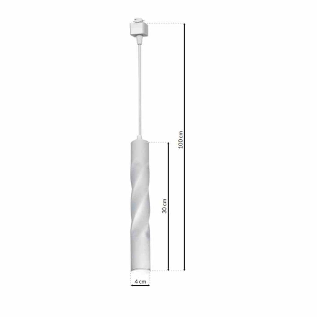 Milagro faretto sospeso per binario LED ML6509 bianco