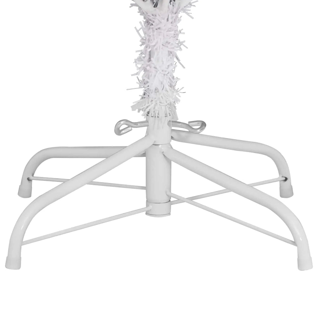 Albero di Natale artificiale Bianco 180 cm PVC e Metallo 3210115
