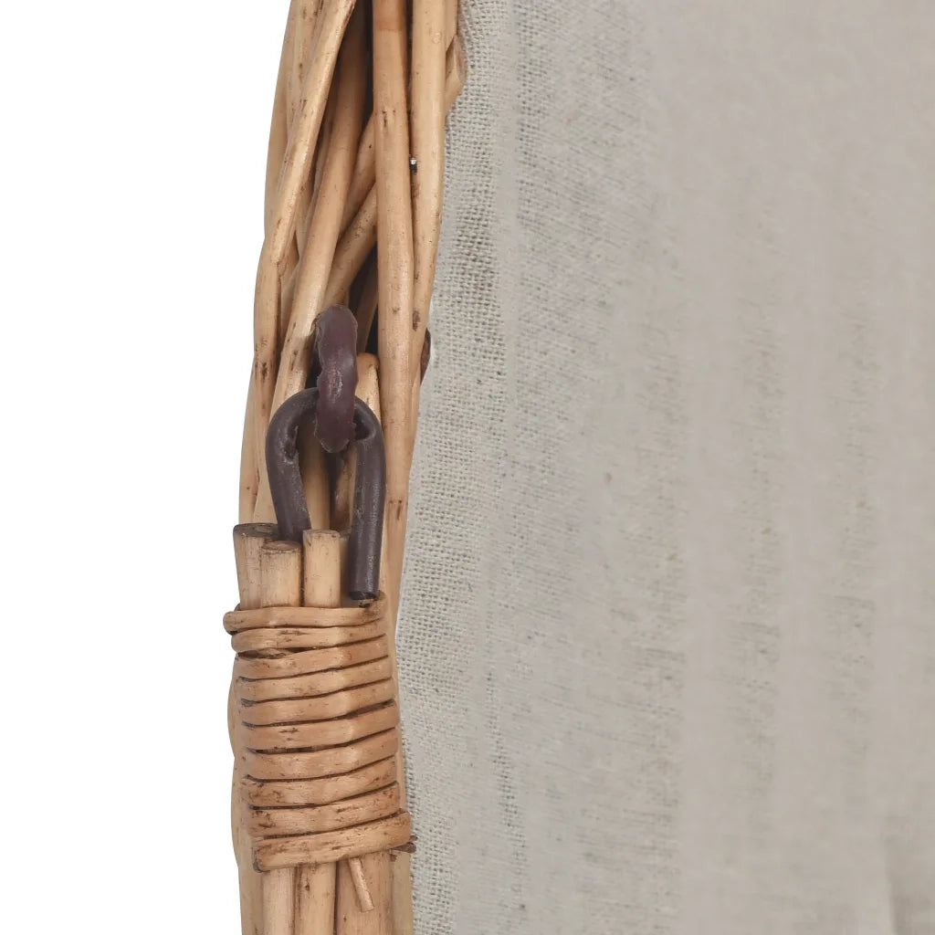 Cesta Legna da Ardere con Manico 61,5x46,5x58cm Marrone Salice CFW3516356