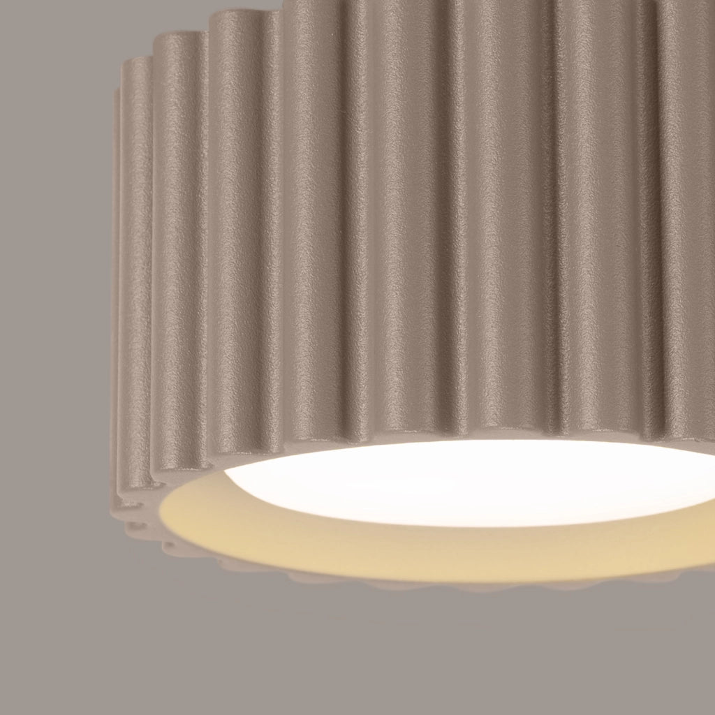 Lampada da soffitto AURA 1 taupe Gx53