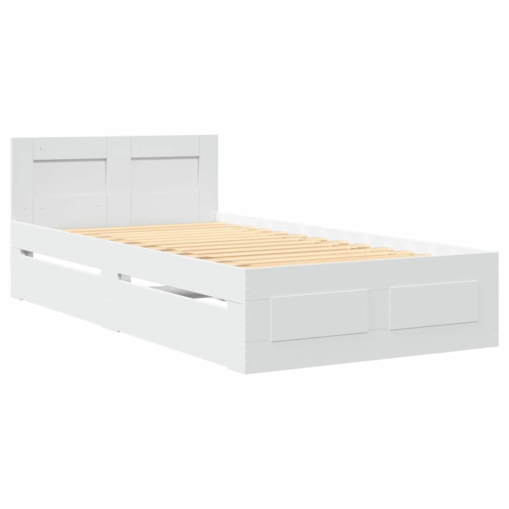 Struttura letto con testata Bianco 80 x 200 cm 3429677