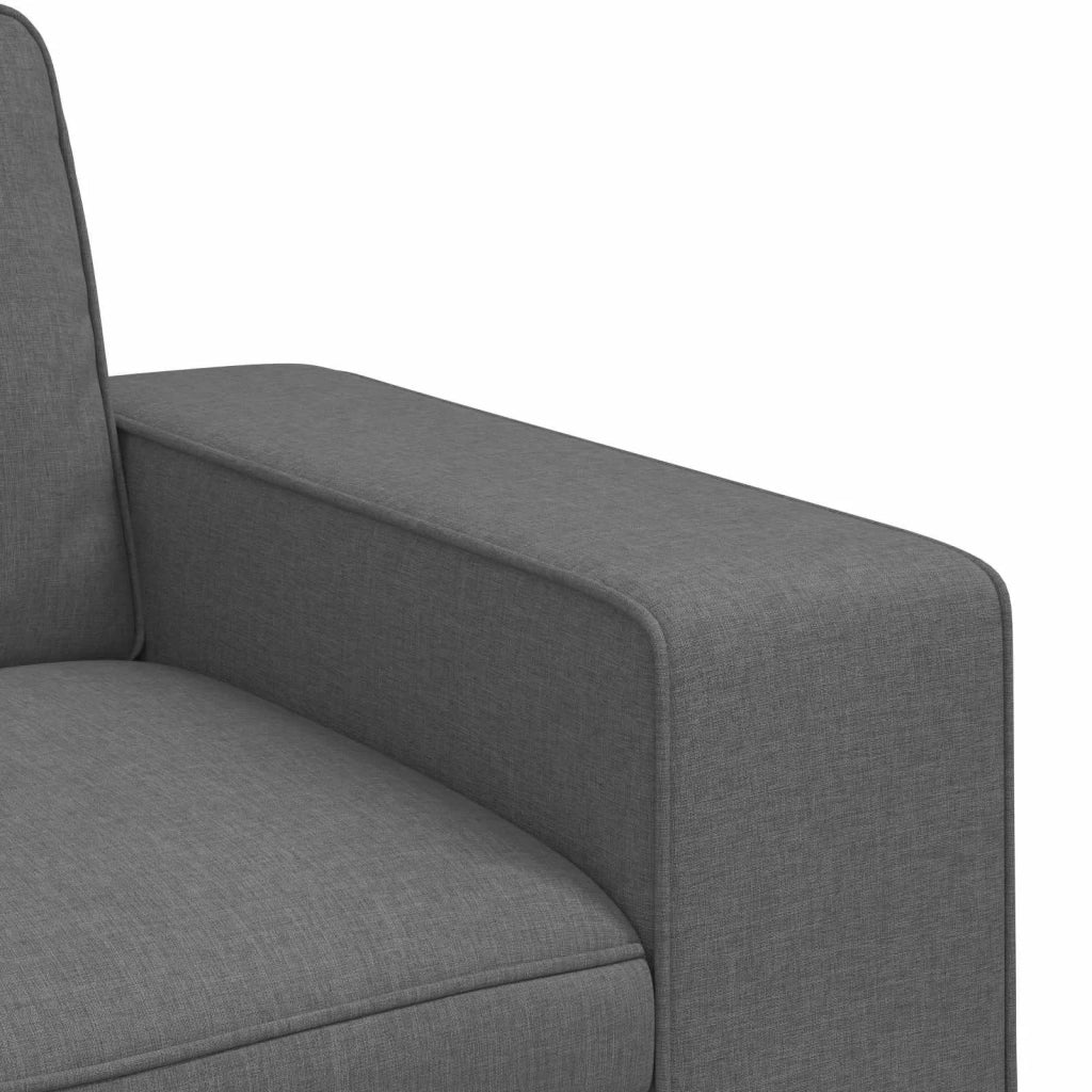 Set di divani 2 pcs Grigio scuro 182 x 80 x 82 cm Tessuto 3407545