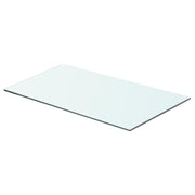 2 pz Mensole | Ripiano | Scaffale in Vetro Trasparente 60x30 cm
