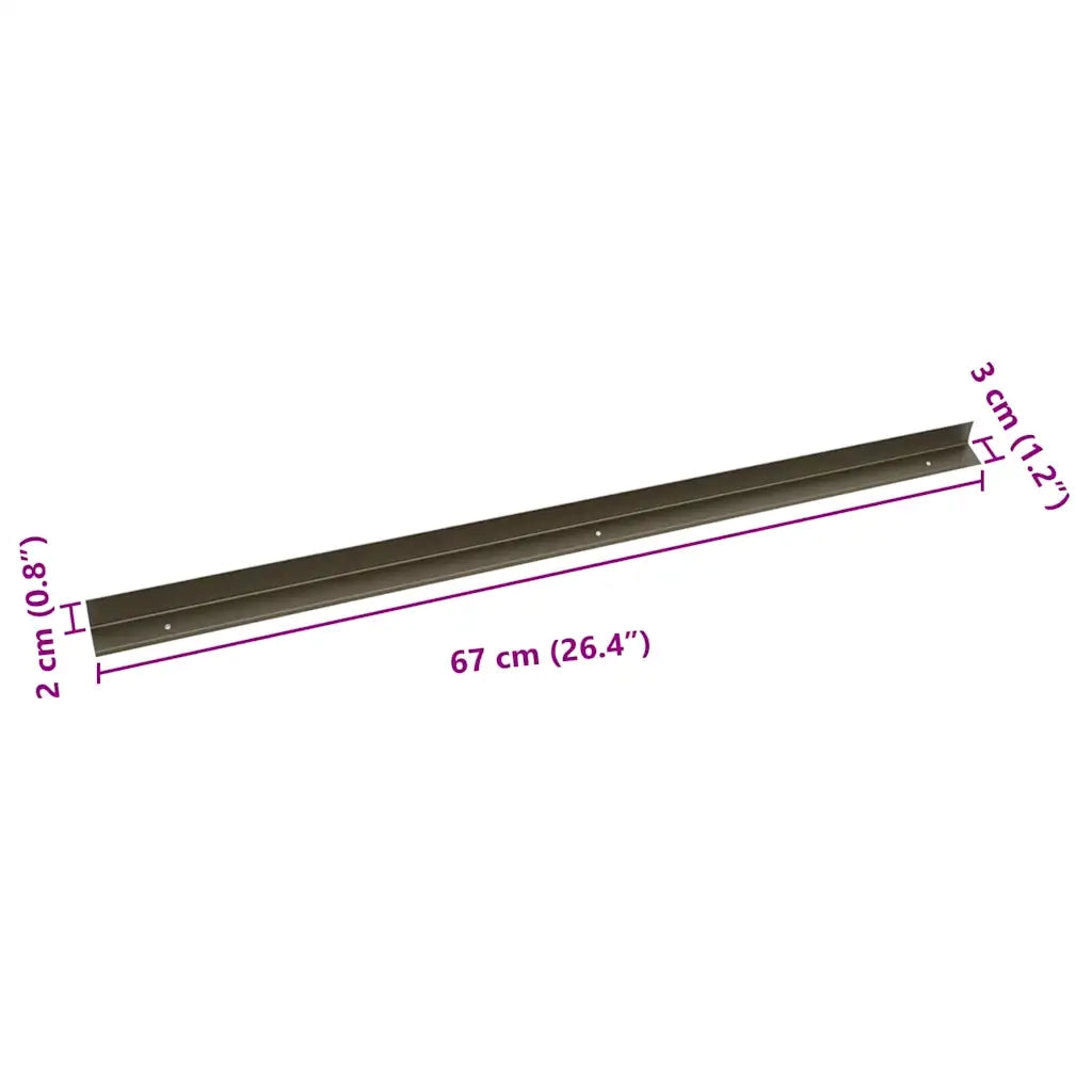 Paragradini 30 pcs Champagne 67 x 3 x 2 cm Alluminio 4013482