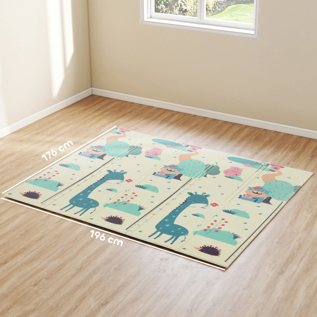 Tappeto da gioco per bambini ¨C Minimal ¨C Multicolore 196x176x1.5 cm