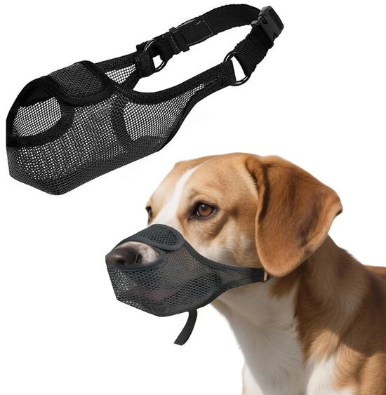 Mulkorf per cani XXL - Ademendente - Adattabile - Protezione contro il abbaiamento - Addestramento - Resistente allo shock.