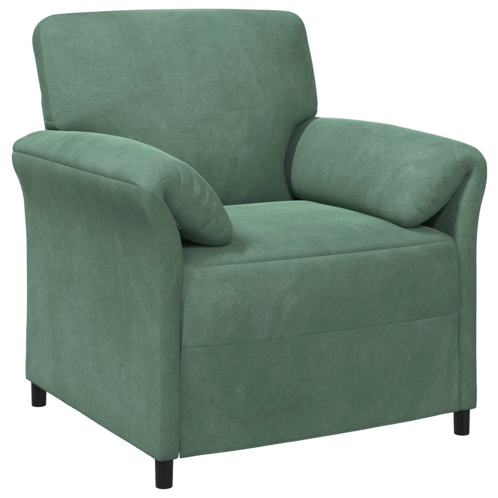 Set di divani 2 pz Verde Mare Velluto 3424910