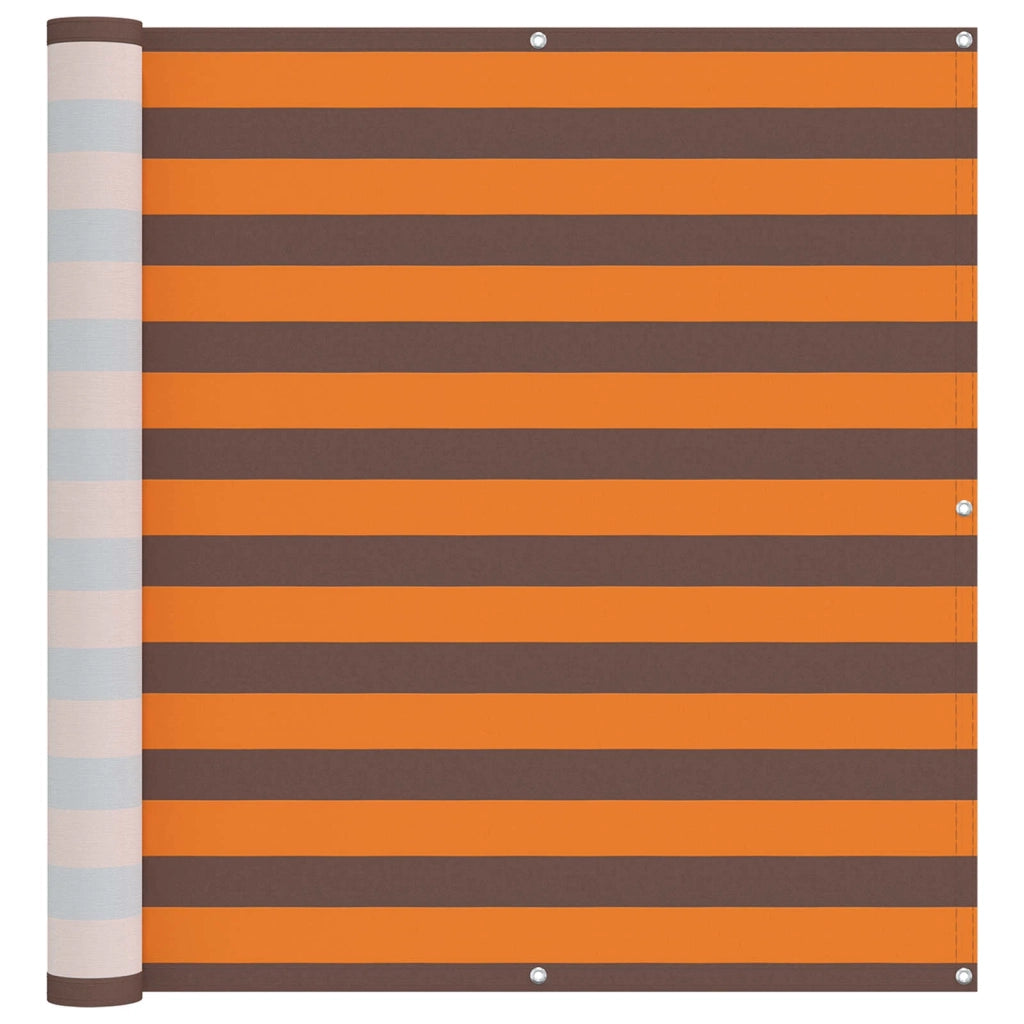 Schermo da balcone Arancione e Marrone 110 x 300 cm 42030667
