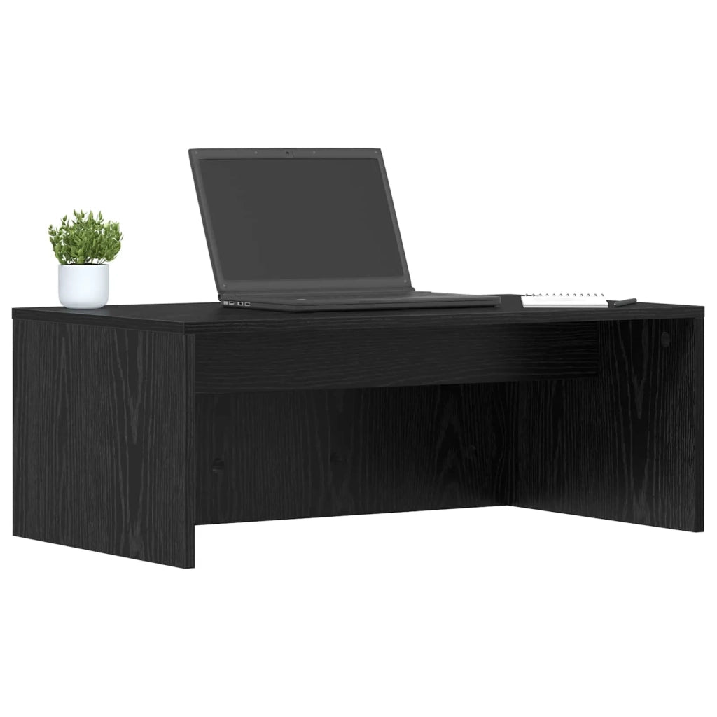 Scrivania a parete Rovere Nero Legno ingegnerizzato 891393