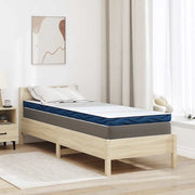 Topper per materasso Bianco 80 x 200 cm Tessuto Jacquard 4106265