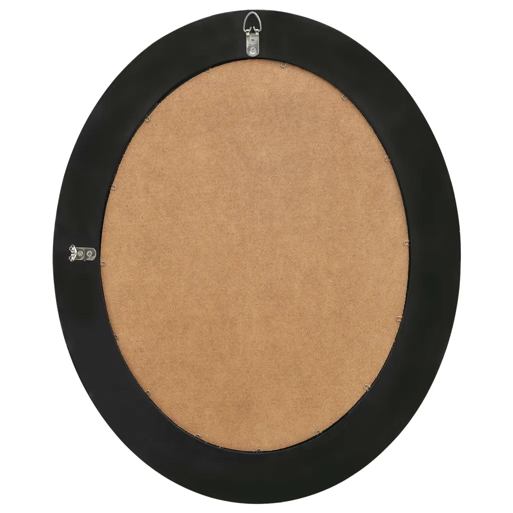 Specchio da Parete Stile Barocco 50x60 cm Nero 320351