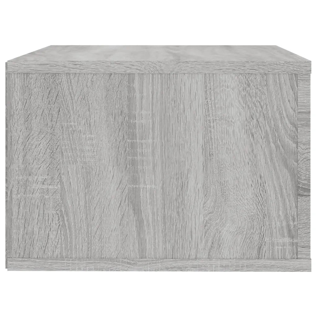 Comodino | Armadio da Notte | Mobiletto da notte a Muro Grigio Sonoma 50x36x25 cm