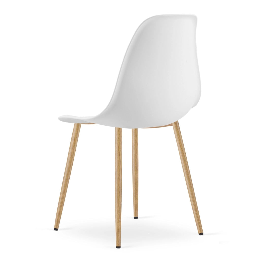 Set da pranzo scandinavo Kami con tavolo rotondo e 2 sedie Wat