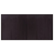 Tappeto del soggiorno | Tappeto Rettangolare Marrone Scuro 100x200 cm in Bamb¨´