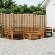 Set di divani da esterno 7 pcs Naturale 3383082