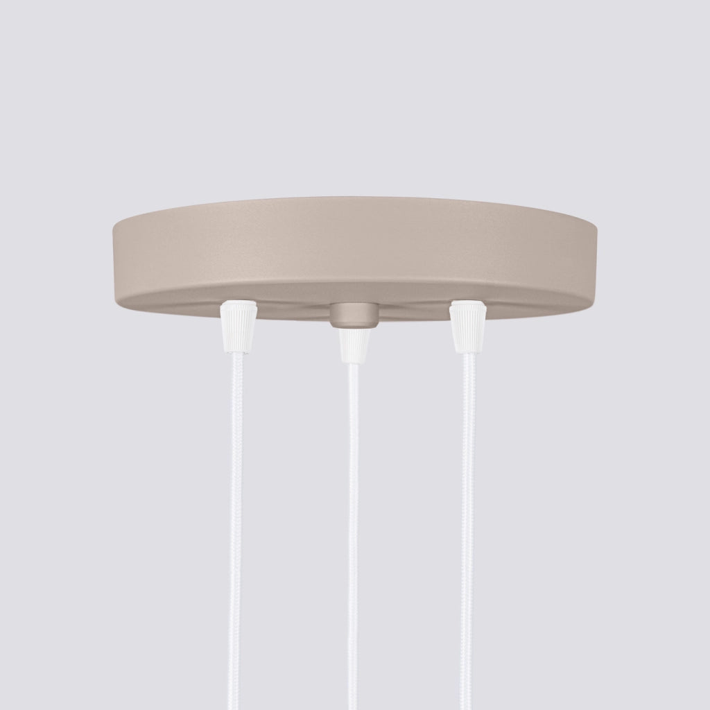 Lampada a sospensione KARBON 3P taupe