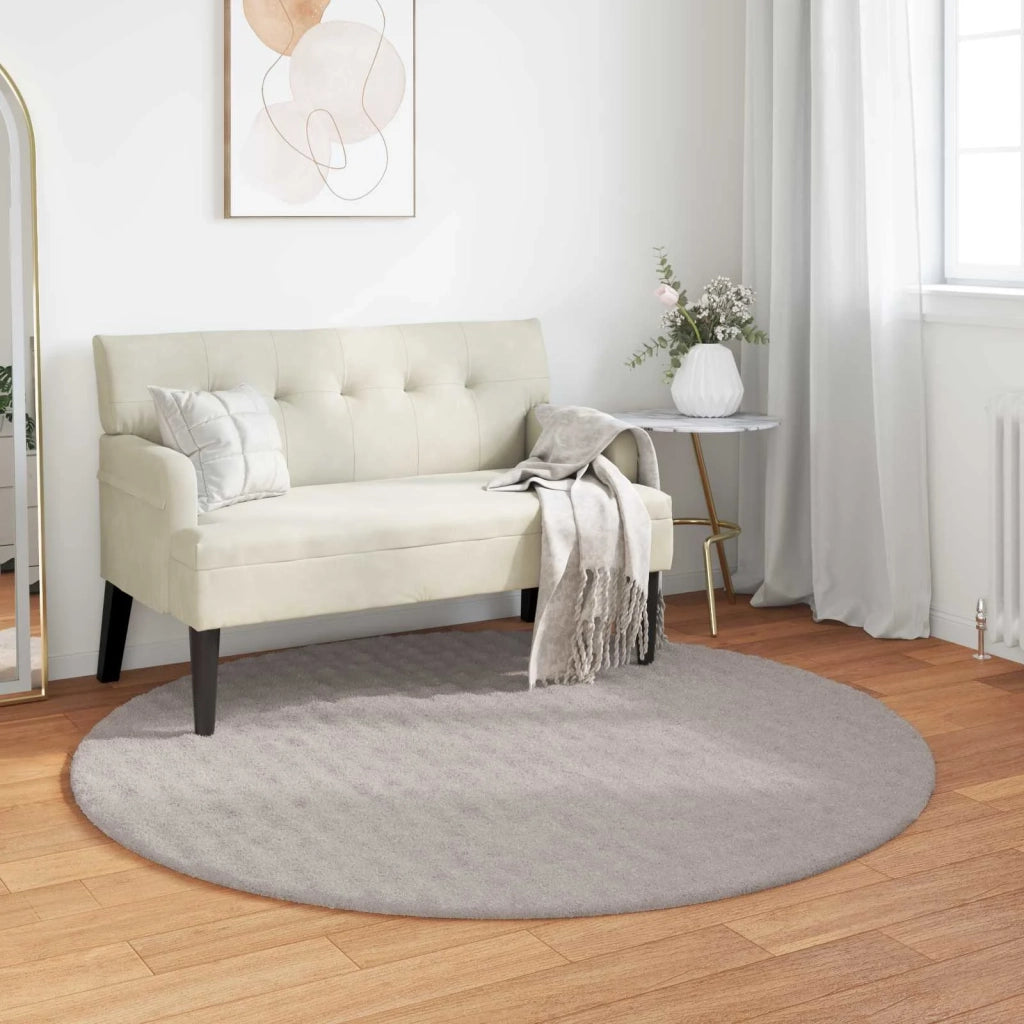 Tappeti per area Rotondo SIROLO Sabbia Ø 160 CM Poliestere 42022763