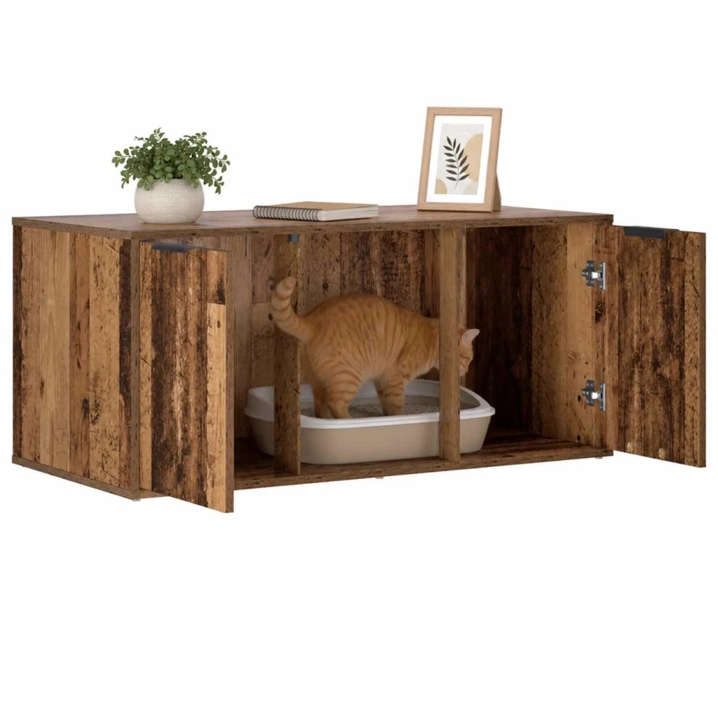 Mobile per gatti Legno antico 100 x 49 x 45 cm 8014765