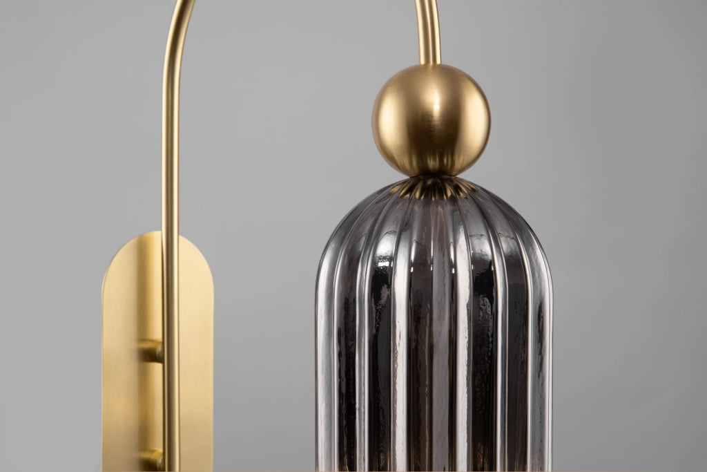 Applique Maytoni Antic ottone con diffusore vetro E14